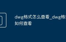 dwg格式怎么查看_dwg格式如何查看