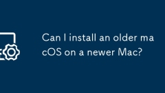 Can I install an older macOS on a newer Mac?