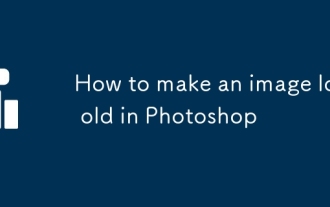 Cara membuat gambar kelihatan tua di photoshop