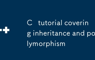 C tutorial covering inheritance and polymorphism