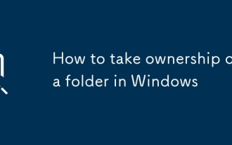 Cara Memiliki Pemilikan Folder Di Windows