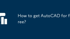 How to get AutoCAD for free?