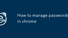 Cara Mengurus Kata Laluan di Chrome