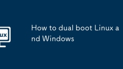 How to dual boot Linux and Windows