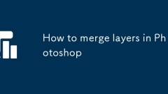 How to merge layers in Photoshop