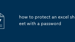how to protect an excel sheet with a password
