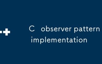 C observer pattern implementation