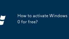 How to activate Windows 10 for free?