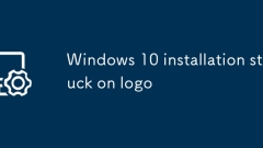 Windows 10 installation stuck on logo