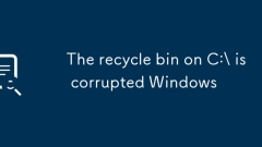 The recycle bin on C:\ is corrupted Windows