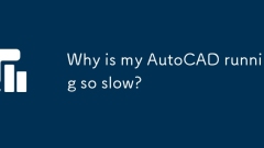 Why is my AutoCAD running so slow?