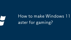 How to make Windows 11 faster for gaming?