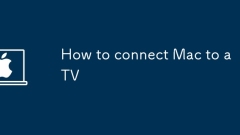 So verbinden Sie Mac mit einem Fernseher