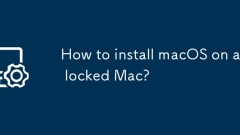 How to install macOS on a locked Mac?