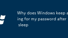 Warum fragt Windows nach dem Schlaf immer wieder mein Passwort?