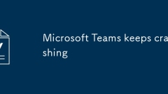 Microsoft Teams keeps crashing