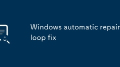 Windows automatic repair loop fix