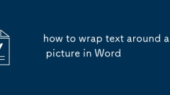 how to wrap text around a picture in Word
