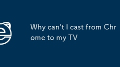 Why can't I cast from Chrome to my TV