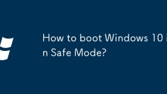 Wie starte ich Windows 10 im abgesicherten Modus?
