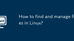 Wie finde ich Dateien unter Linux?