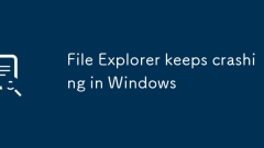 File Explorer keeps crashing in Windows