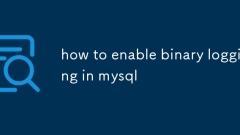如何在MySQL中启用二进制登录