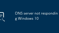 DNS server not responding Windows 10