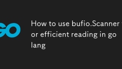 How to use bufio.Scanner for efficient reading in golang