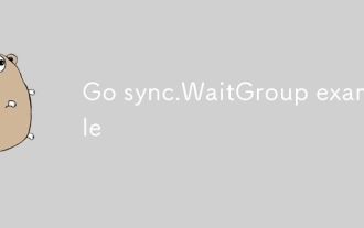 Go sync.WaitGroup example