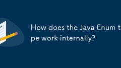 How does the Java Enum type work internally?