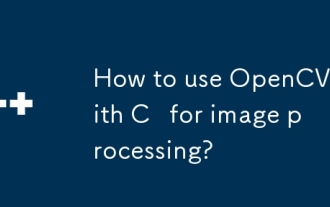 Comment utiliser OpenCV avec C pour le traitement d'image?