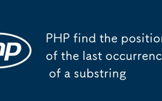 PHP Cari kedudukan kejadian terakhir substring