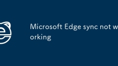 Microsoft Edge Sync funktioniert nicht