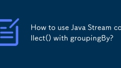 Comment utiliser Java Stream Collect () avec le groupe?