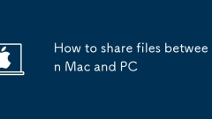 Cara berkongsi fail antara Mac dan PC