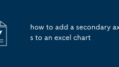 how to add a secondary axis to an excel chart