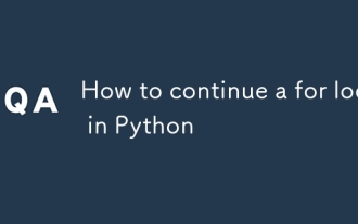 How to continue a for loop in Python