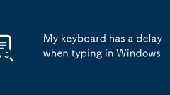 Meine Tastatur hat eine Verz?gerung beim Eingeben von Windows