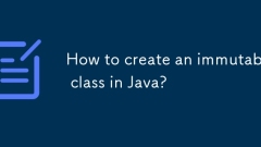 Wie erstelle ich eine unver?nderliche Klasse in Java?