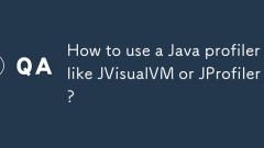 Wie benutze ich einen Java -Profiler wie JvisualVM oder JProfiler?