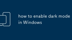 Windows?? Dark Mode? ????? ??