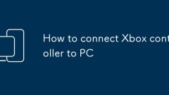 Comment connecter le contr?leur Xbox au PC