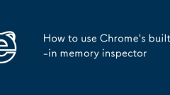 Comment utiliser l'inspecteur de mémoire intégré de Chrome