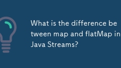 Was ist der Unterschied zwischen MAP und Flatmap in Java -Streams?