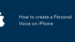 Cara membuat suara peribadi di iPhone