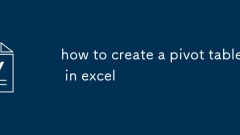 cara membuat jadual pivot di excel