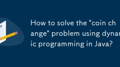 Wie l?ste ich das Problem 'Münzver?nderung' anhand der dynamischen Programmierung in Java?