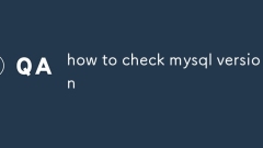 So überprüfen Sie die MySQL -Version