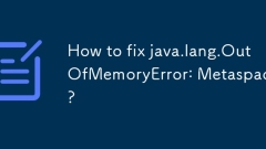 Wie repariere ich java.lang.outofMemoryError: MetaPace?
